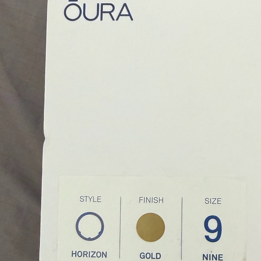 Oura Ring Gen 3 Size 9